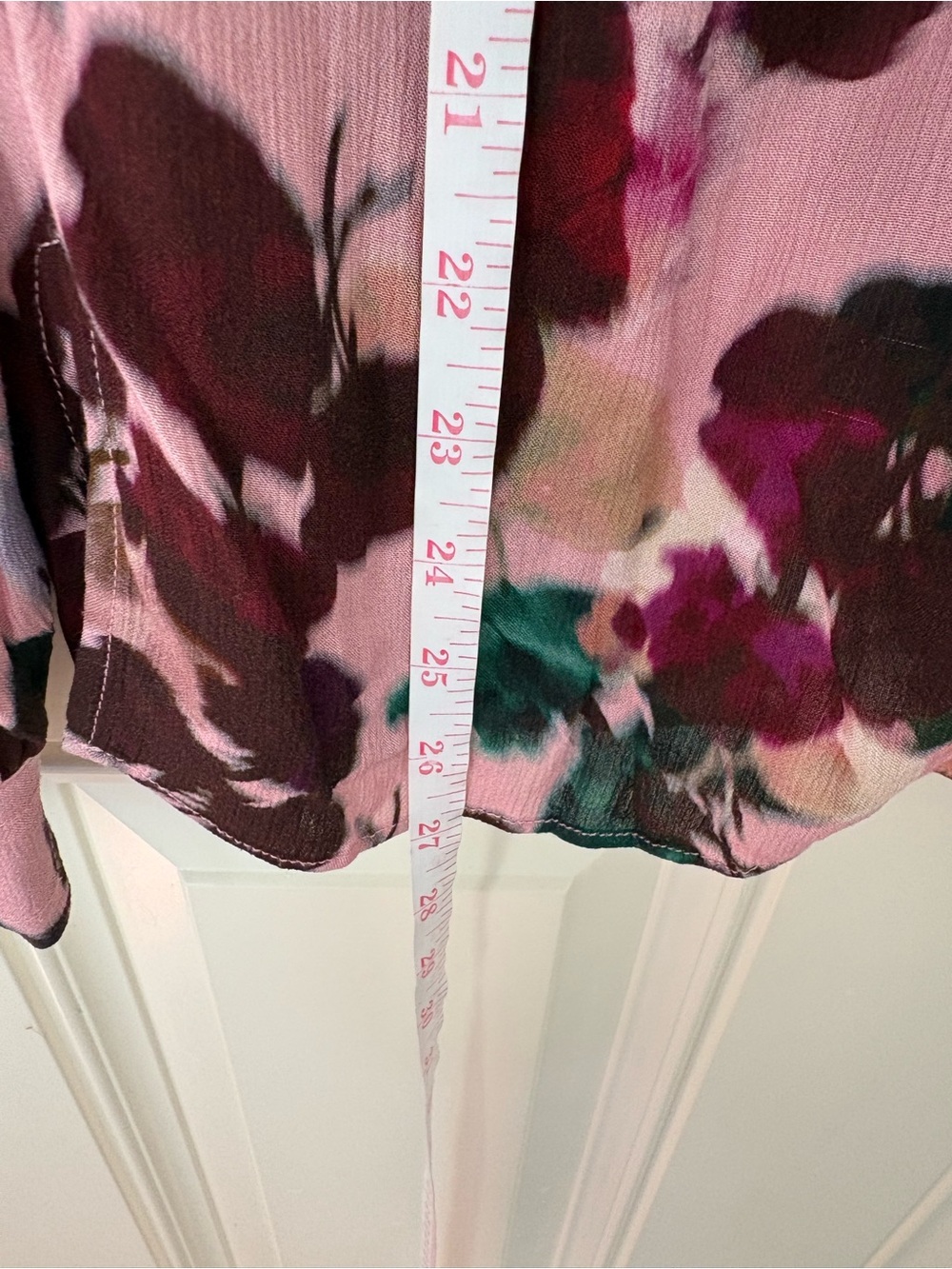 Reiss Phoenix Floral Yoke Detail Blouse Size 4 - Picture 9 of 9